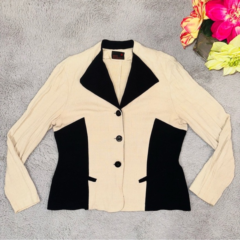 Colorblock blazer
